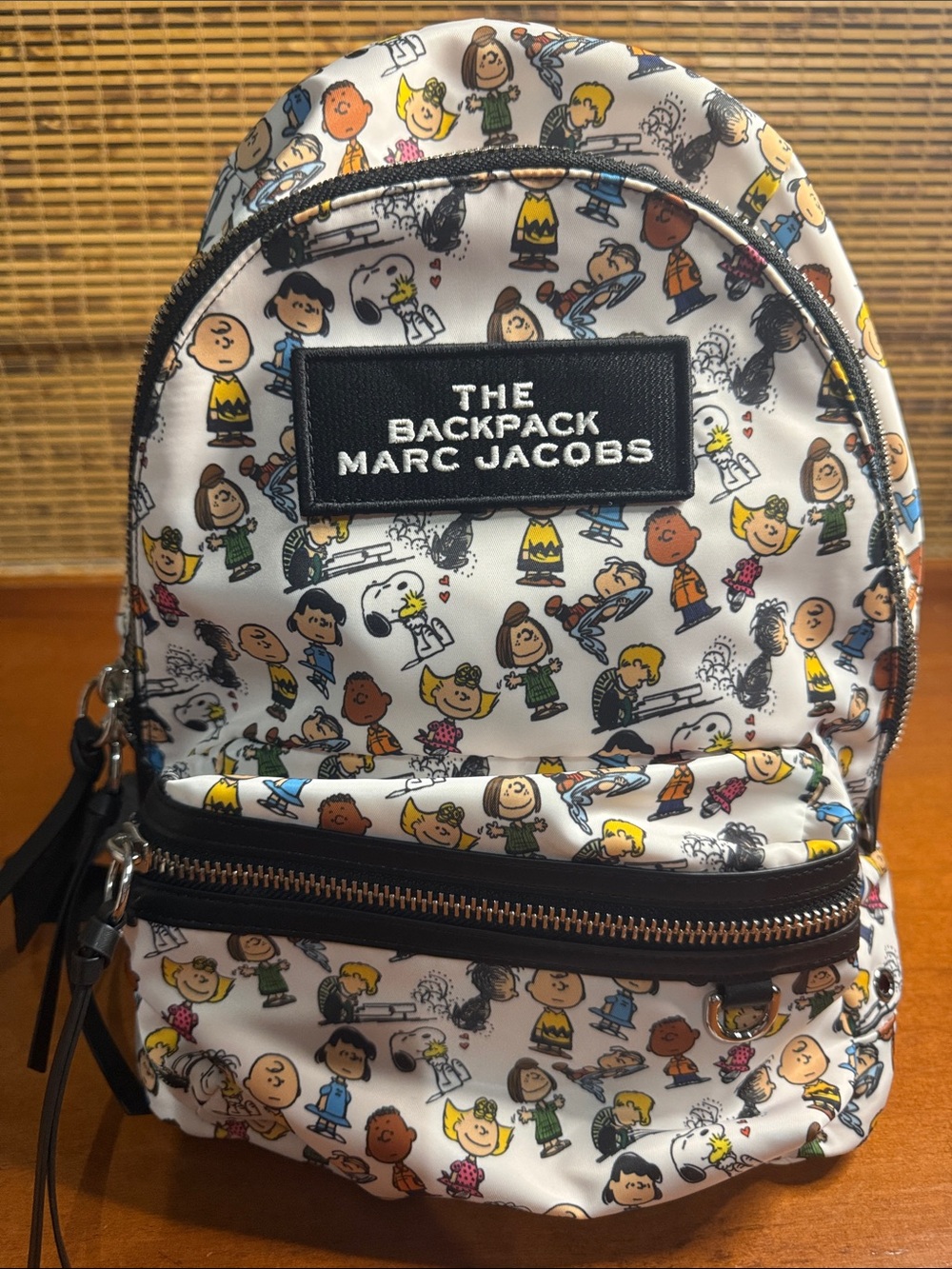 Marc Jacobs White Peanuts Character Mini Backpack